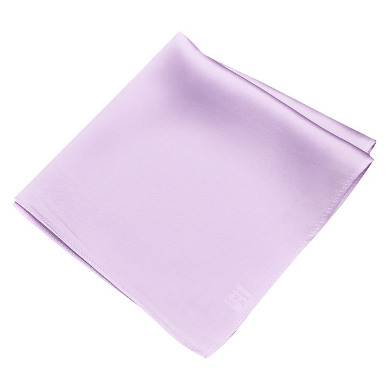 Silk Specialty New Product Mulberry Silk Beauty Skin Care Handkerchief Plain Crepe Satin Men's Flap Pocket Pants Handkerchief Silk Small Handkerchief for Women