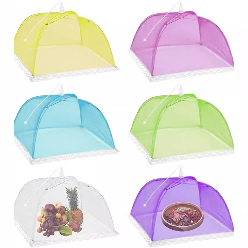 Factory direct food cover food cover table cover insect cover removable and washable outdoor food cover