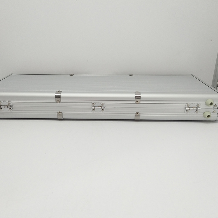 40/43mm Spot Chip Box Abs Silver Black Rounded Corner Chip Packaging Box Satchel Tool Box Aluminum Alloy Sample Box