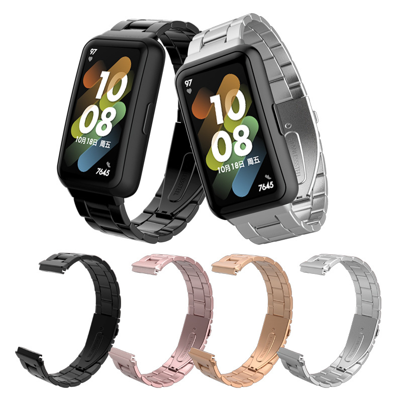 For Huawei Bracelet 89 Strap Milan Nice Glory 7 Universal Milan Magnetic Stainless Steel Metal Magnetic