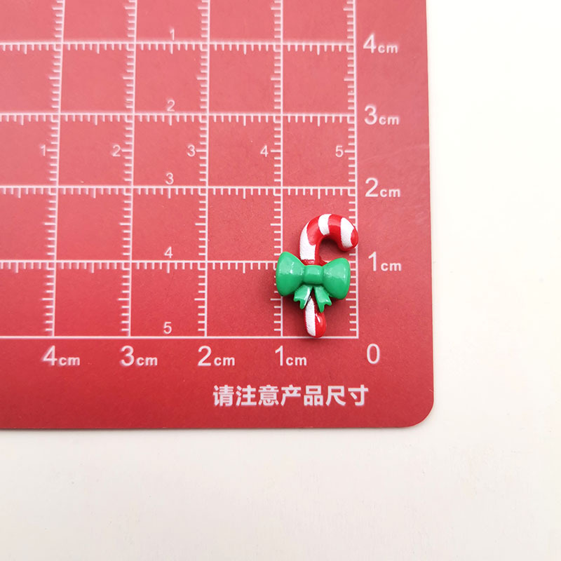 Mini small size Cartoon Christmas Hat Shoes Tree Elk DIY Resin Accessories Phone Case Accessories Nail Paste Material