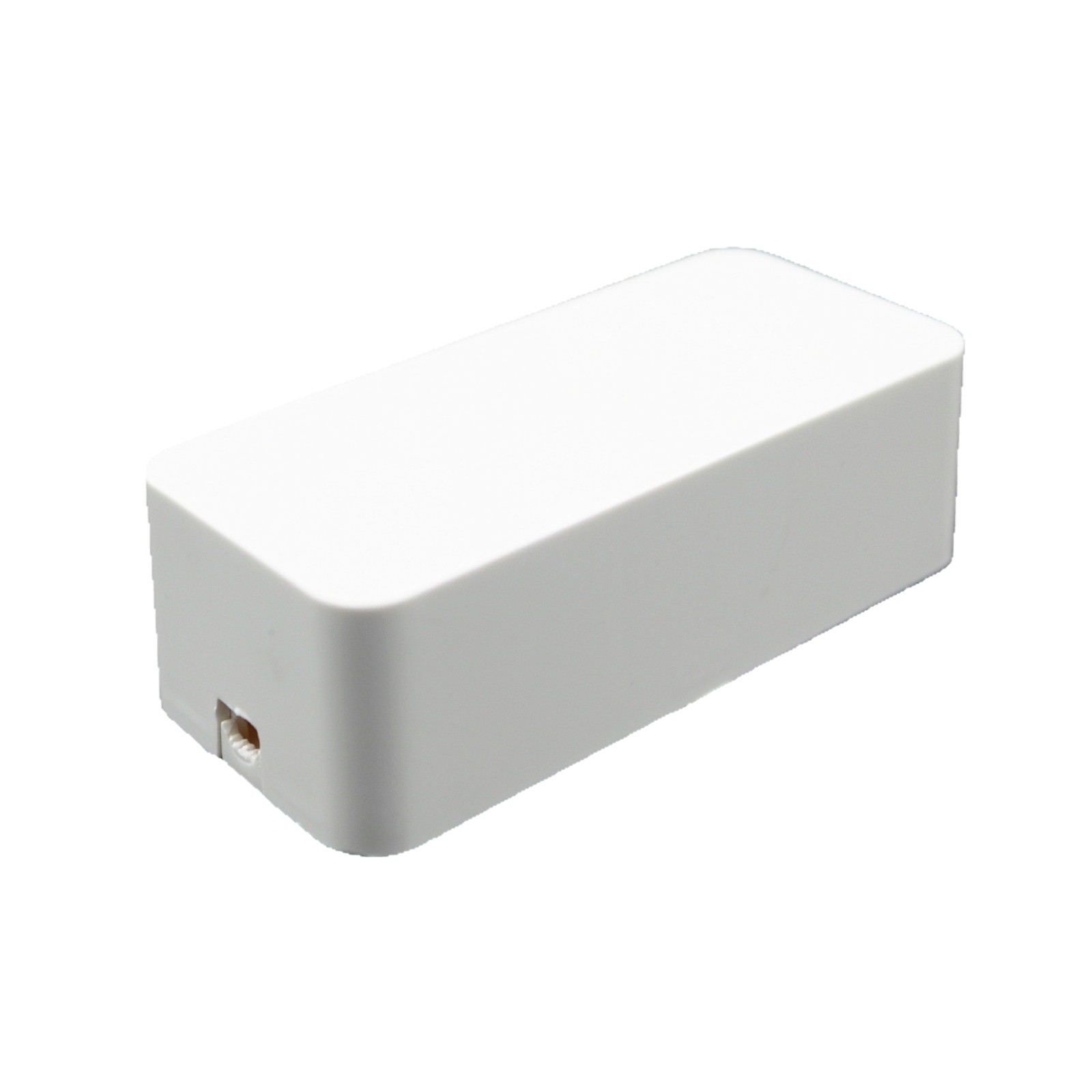 Spot Power Supply Shell White Small Square Box Pc Plastic Drive Shell Screw-Free Glue-Filled Waterproof Power Supply Shell