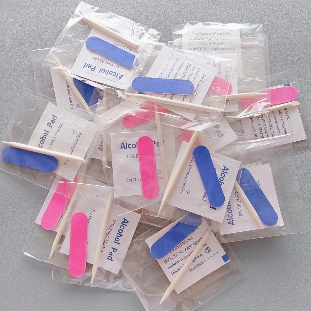 Wearable Nail Five-piece Set of Manicure Tools Set, Pure Handmade Wearable Manicure Tool Kit, Jelly Glue Wholesale