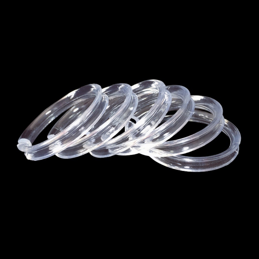 Transparent acrylic display stand jewelry natural stone crystal bracelet ring plastic shelf storage display ring wholesale