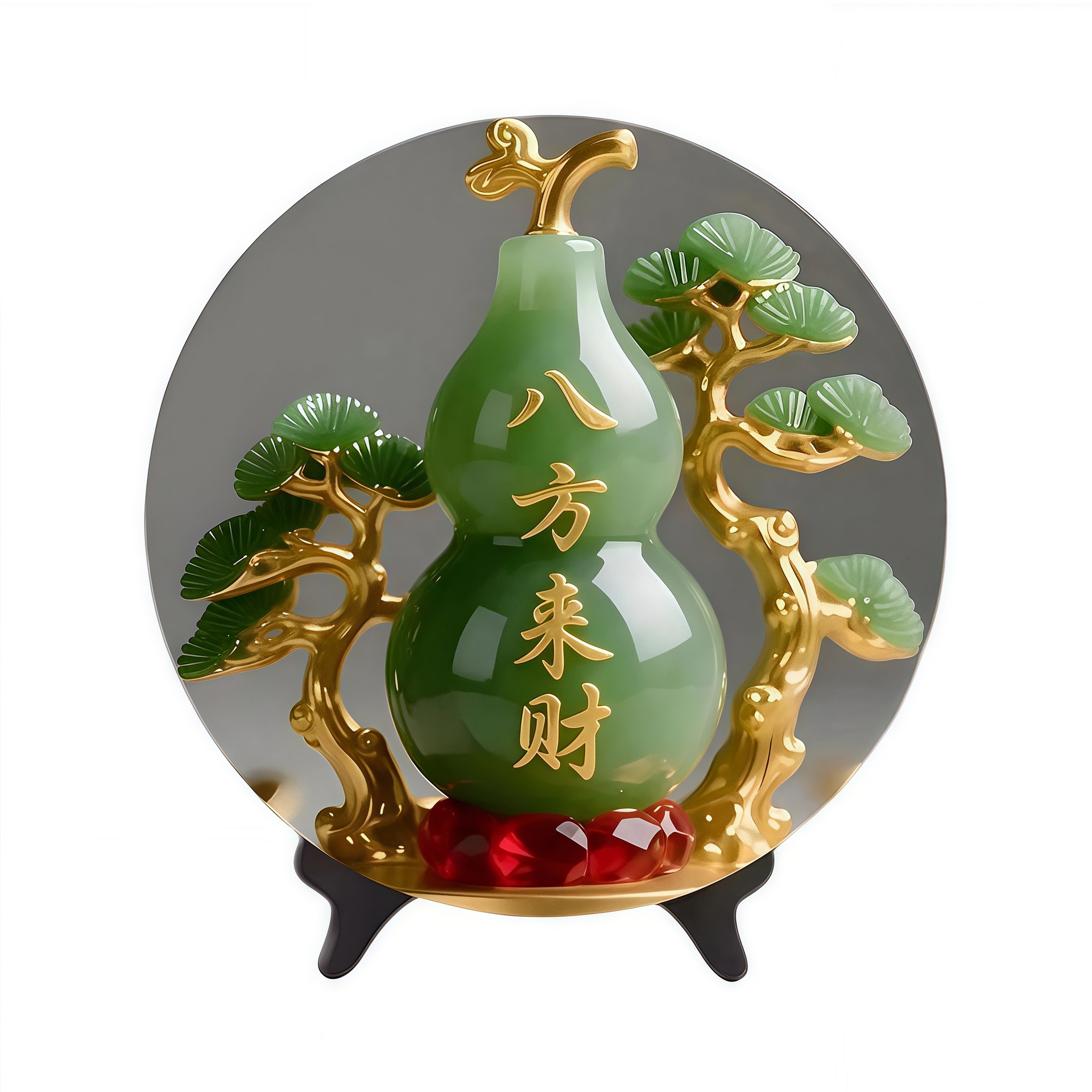 Manufacturer's Ready-Made Persimmon Ornaments, Wealth-Boosting Small Table Decorations for the Living Room, Moving into a New Home, Wholesale and Delivery