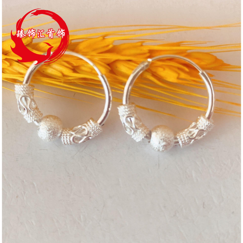 New Gold Plated Earrings for Women 2022 New Fashion Transfer Beads Earrings Elegant Earrings High Ear Studs Earrings