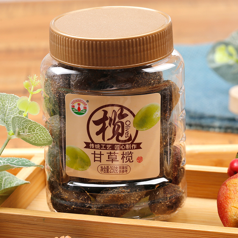 Зеленые лакричные оливки 250г, консервированные, закуски для офиса, производитель 22 банки/упаковка