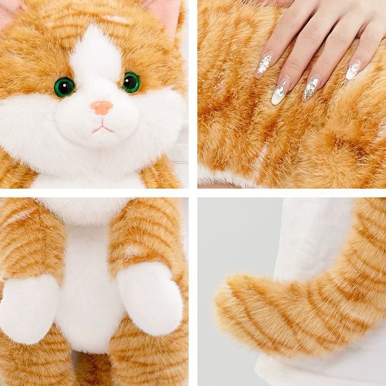 Cute Hug Baby Simulation Cat Doll Cat Doll Doll Children Girls Sleeping Pillow Birthday Gift