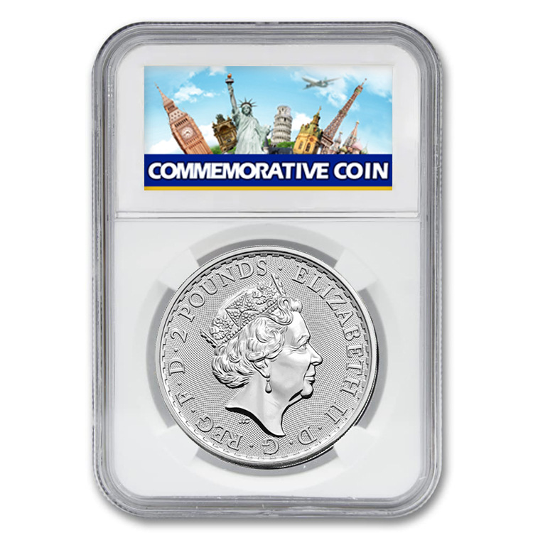 Cross-border Exclusive for Foreign Coins Silver Coins Coin Collection Box Protection Box Identification Box Rating Coin Box Label Empty Box