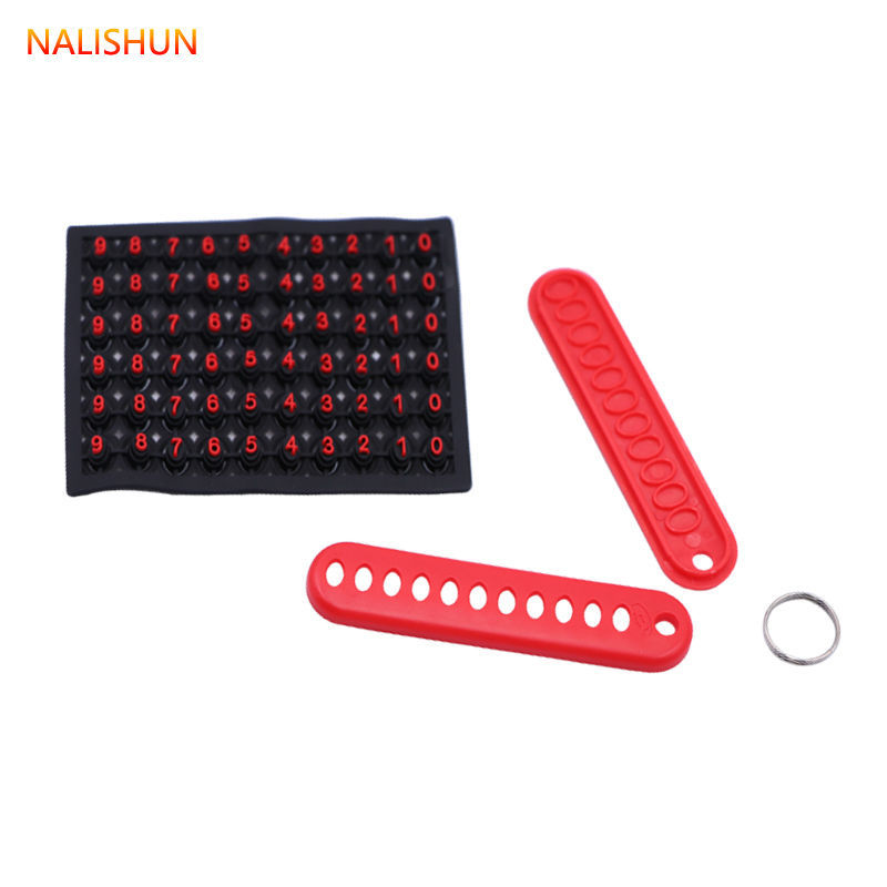 Key chain anti-loss card phone phone number lettering male and female chain car key buckle ring pendant ring ring