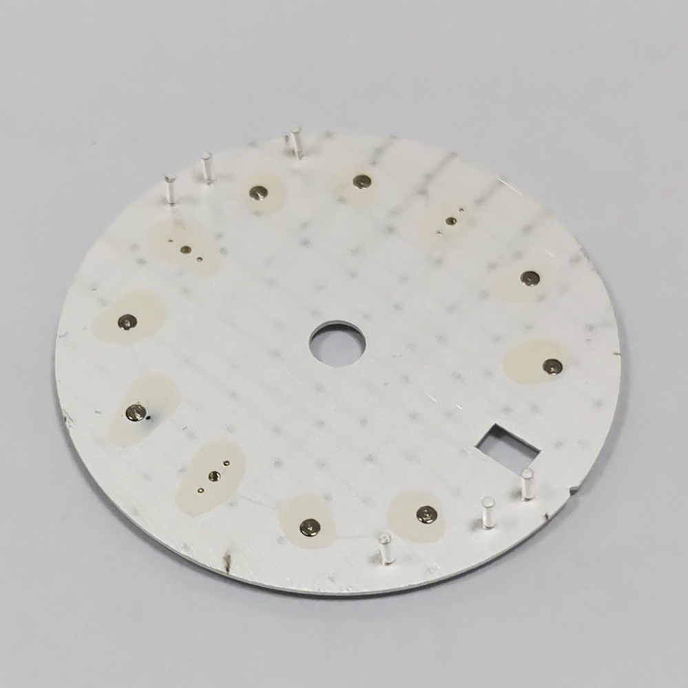 New 29MM no logo modified GMT four-pin dial accessories green luminous literal suitable for Japan NH34 movement