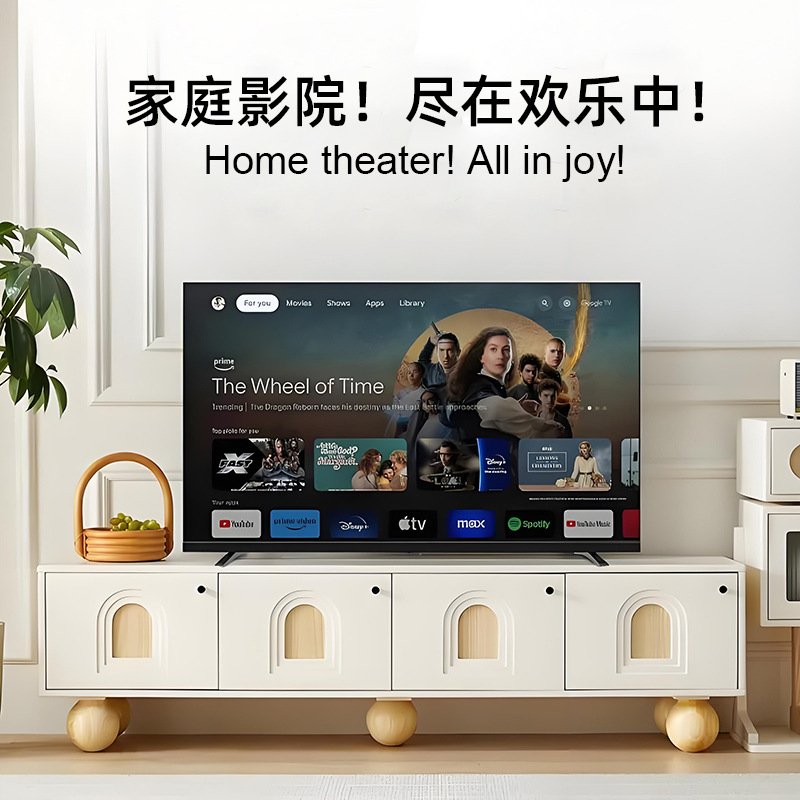 Tempered Explosion-Proof 65-Inch 70-Inch 75-Inch 100inch Ktv Hotel Project Smart 4K Lcd Tv