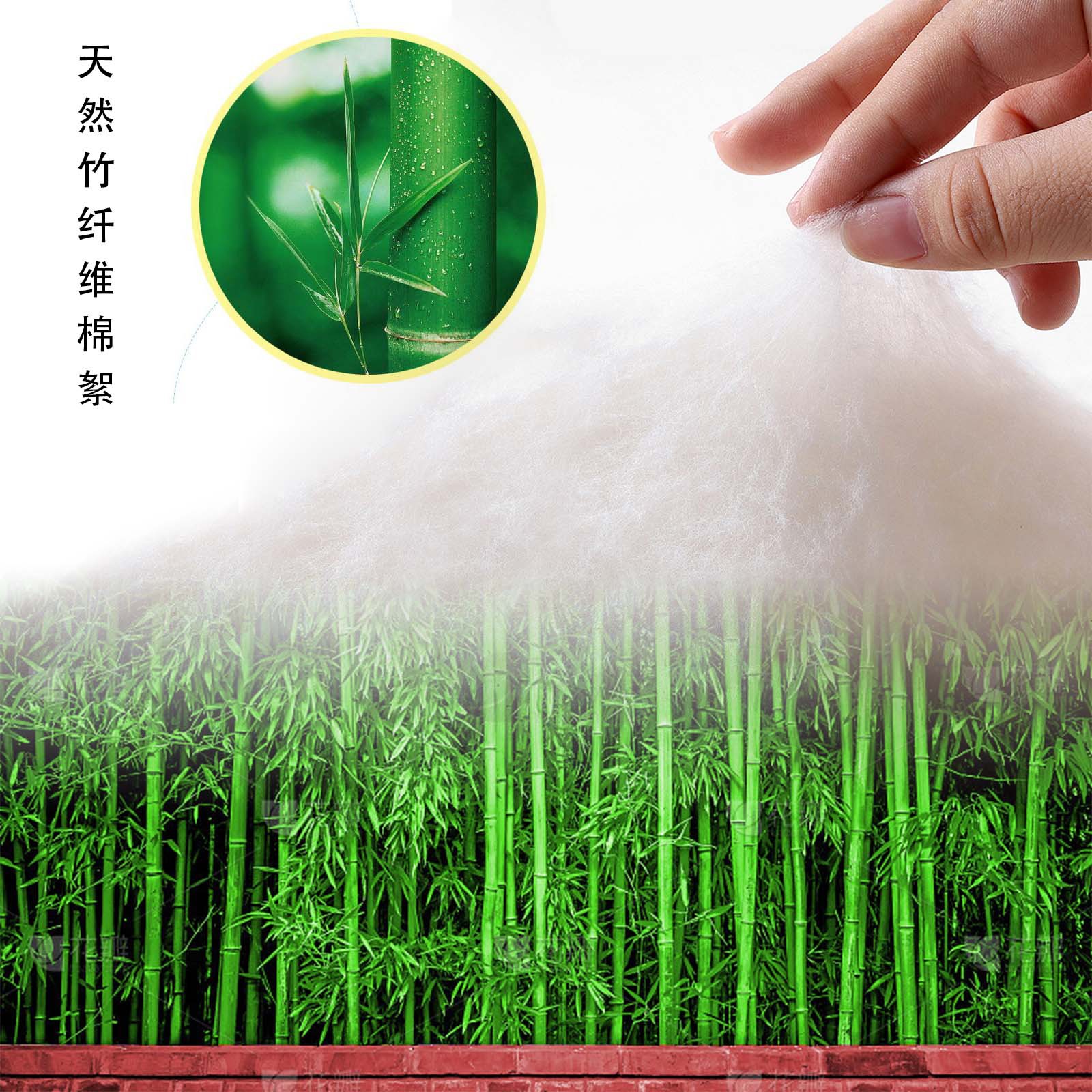 Eco-Friendly Bamboo Fiber Filling Wadding, Antibacterial, Deodorizing, Fluffy, Suitable for Mother and Baby, Non-Irritating, Can Be Used for Clothing, Eye Masks, and Mattress Filling