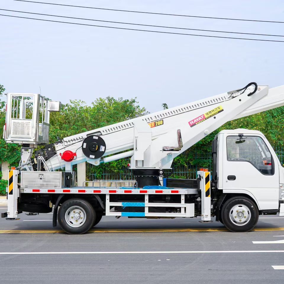 National Vi Straight-Arm Aerial Work Vehicle Isuzu 30m Vehicle-Mounted Lift Telescopic Aerial Work Vehicle