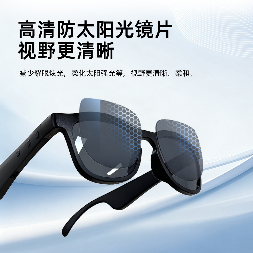 [Smart Glasses] 2025 New Wireless Bluetooth Headset Ultra-Clear Call Glasses 2-in-1