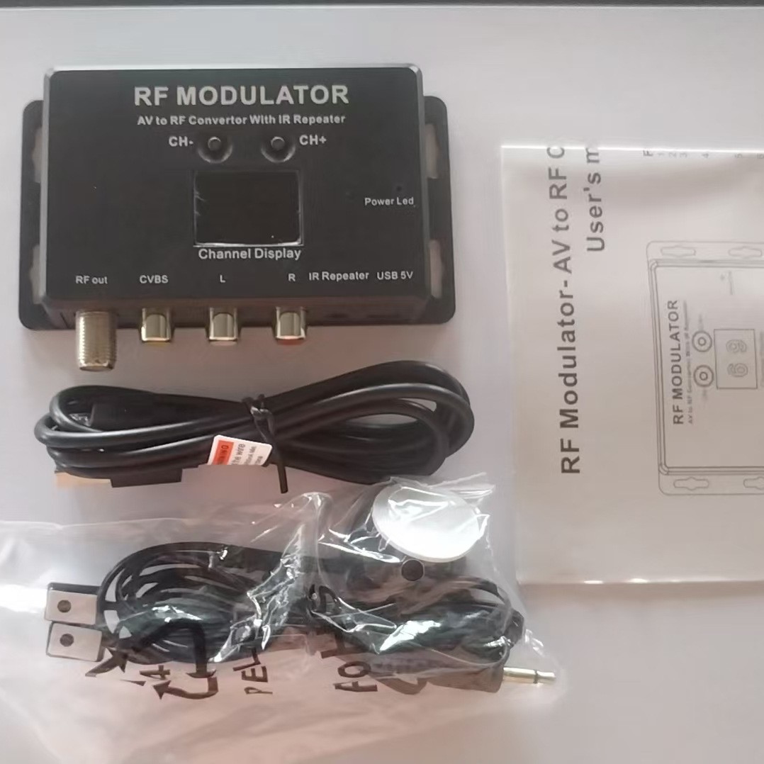 With Infrared Forwarding Modulator M60Ir Rf Modulator with Ir Repeater Av to Rf