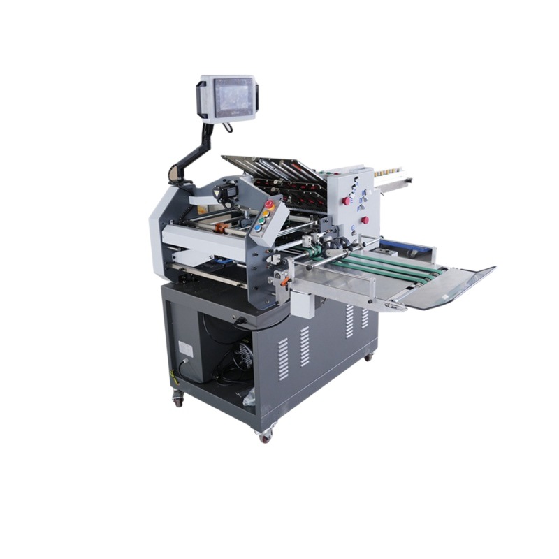 Dongguan Liaobu 380/460 down Suction Cross Folding Machine Manual Coated Paper Folding Machine Fast Speed and Efficiency