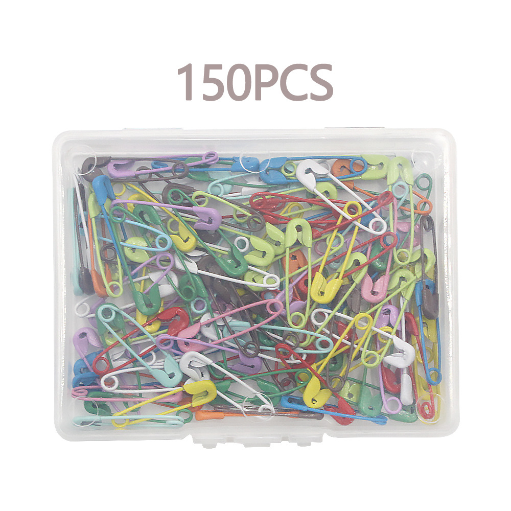 New 150 pcs/box 19mm color small pin fixed clothes buckle pin clothing label tag lock pin wholesale