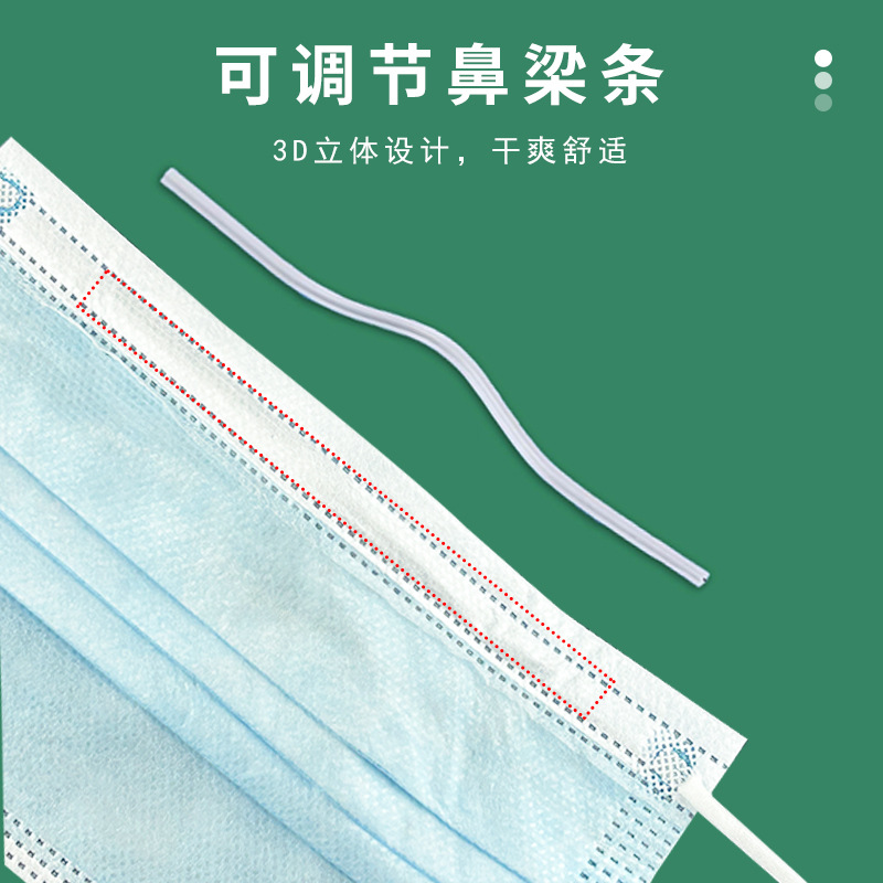 Disposable Medical Surgical Masks Individually Packaged Medical Grade Three-Layer Protective Adult Masks Factory Masks Wholesale