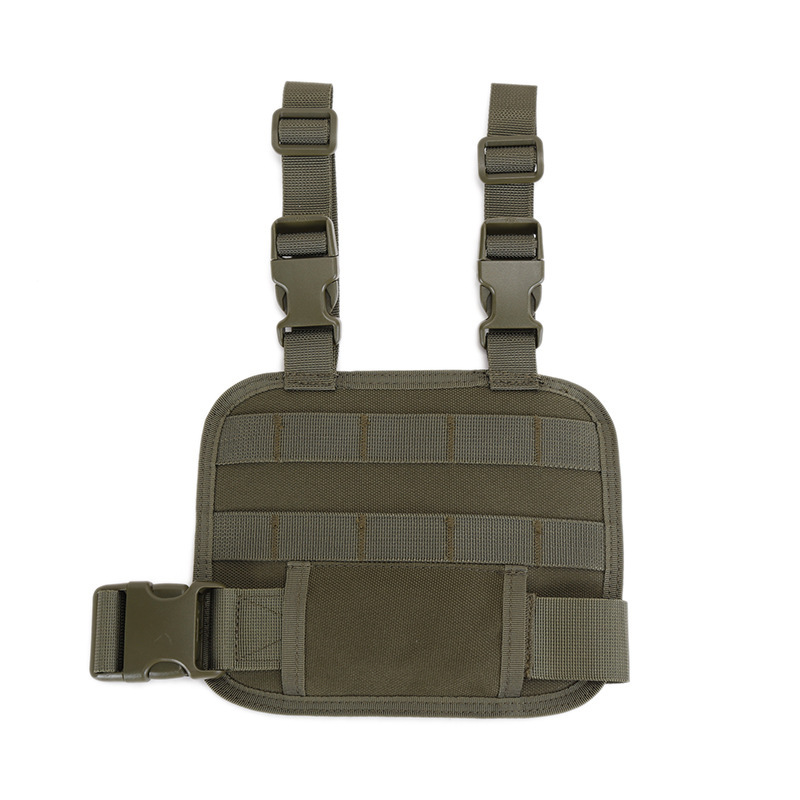 Outdoor tactical module leg hanging board CS military fan portable clip bag molle leg hanging gun holster leggings hanging bag