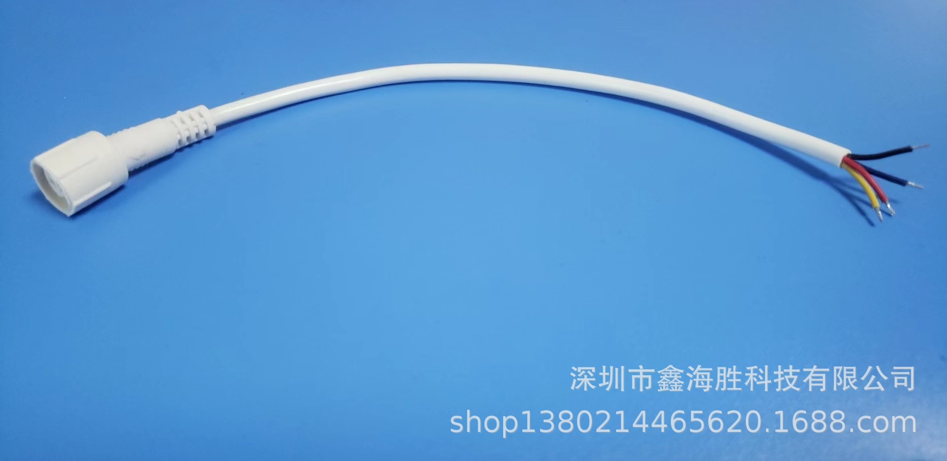 4-жильный водонепроницаемый женский провод 4-жильный, OD4.0, медный провод 14шт/0.15, L=150MM, игла 1.0