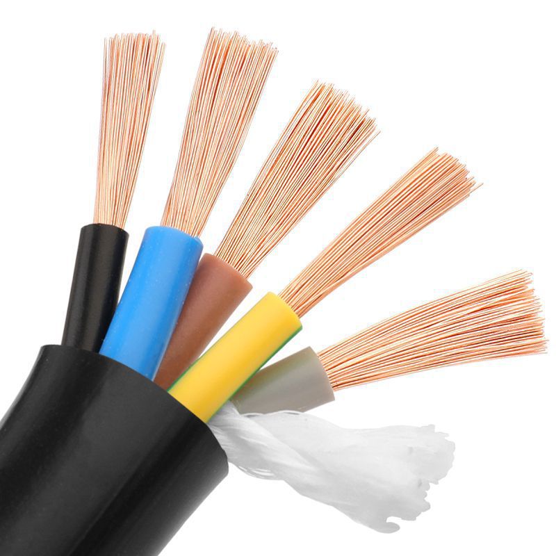 National Standard Soft Cable Two-Core Three-Core Two-Phase Three-Phase Outdoor 2.5 4 6 Square Household Sheathed Wire