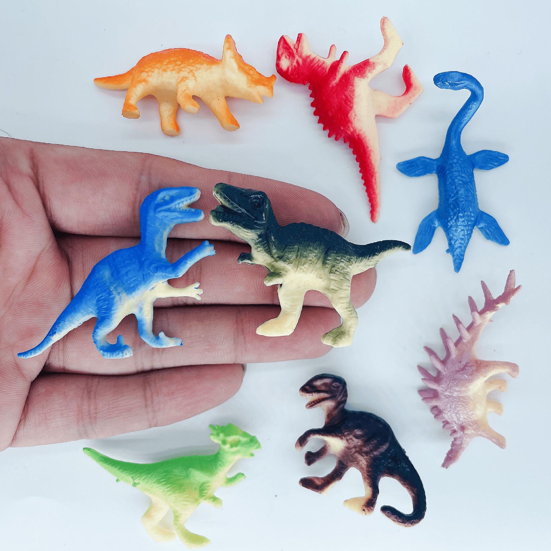 16 Dinosaur Simulation Children's Toy Model Package Mini Dinosaur Archaeological Toy Accessories Gift Kindergarten