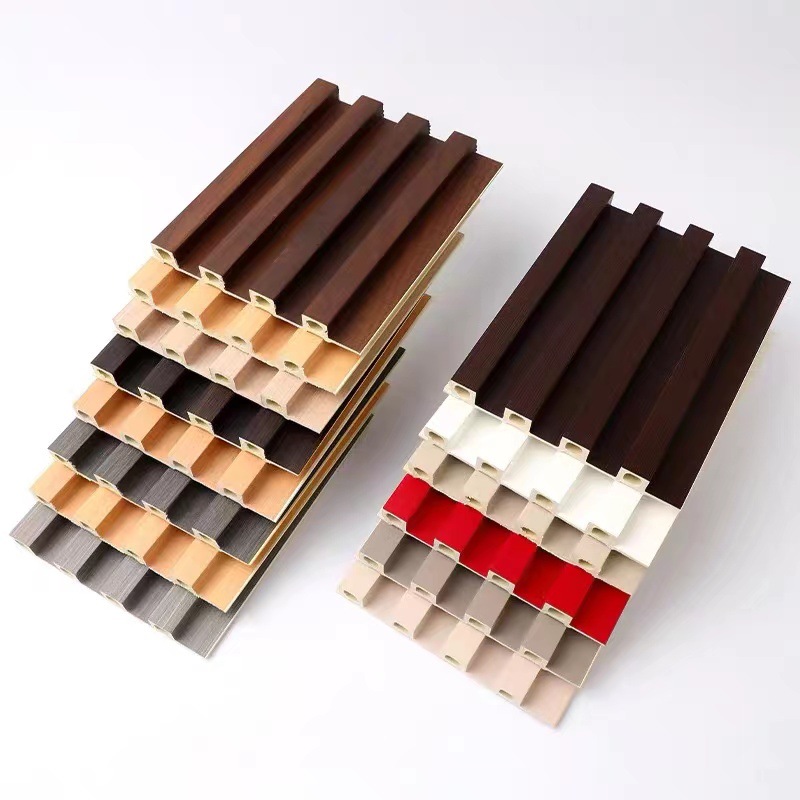 Factory direct bamboo fiber grating board 150 small Great Wall board background wall wall panel decorative board WPC grating board