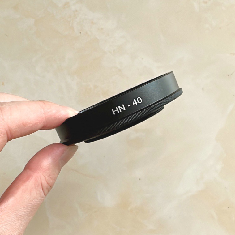 HN-40 Lens Hood Suitable for Nikon Mirrorless Camera Z50 Z30 Zfc Lens Z 16-50mm Aluminum Alloy Hood