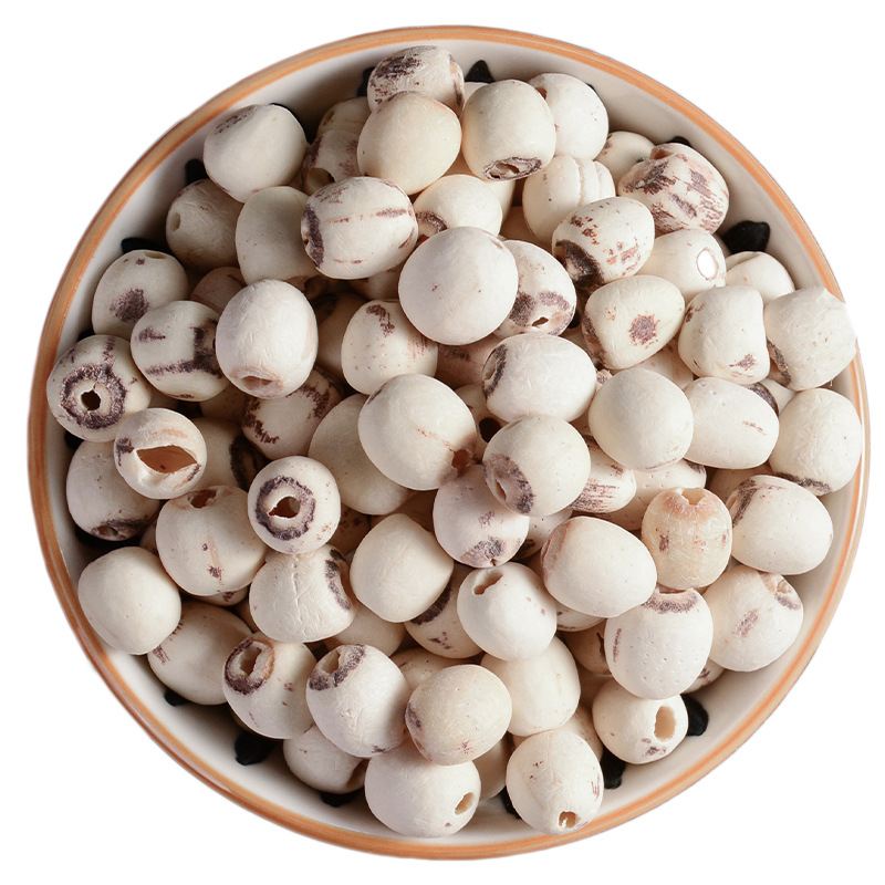 Coreless White Lotus Seeds from Hunan, Peeled, Additive-Free, Dried, Fresh, Sulfur-Free, Smoked Lily, White Fungus for Soup, Natural