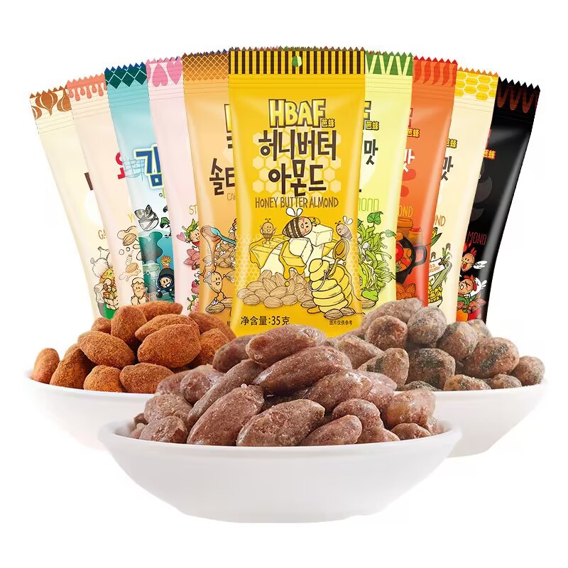 Barbee Tom Farm honey butter almond mixed nuts cashew nuts almond nuts dried fruit snacks wholesale