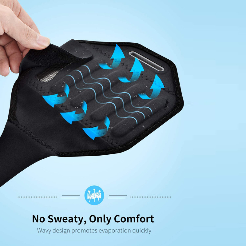 Tianna Elastic Arm Band Fitness Phone Bag Lycra Sports Arm Bag Cycling Wrist Bag Outdoor Running Phone Bag