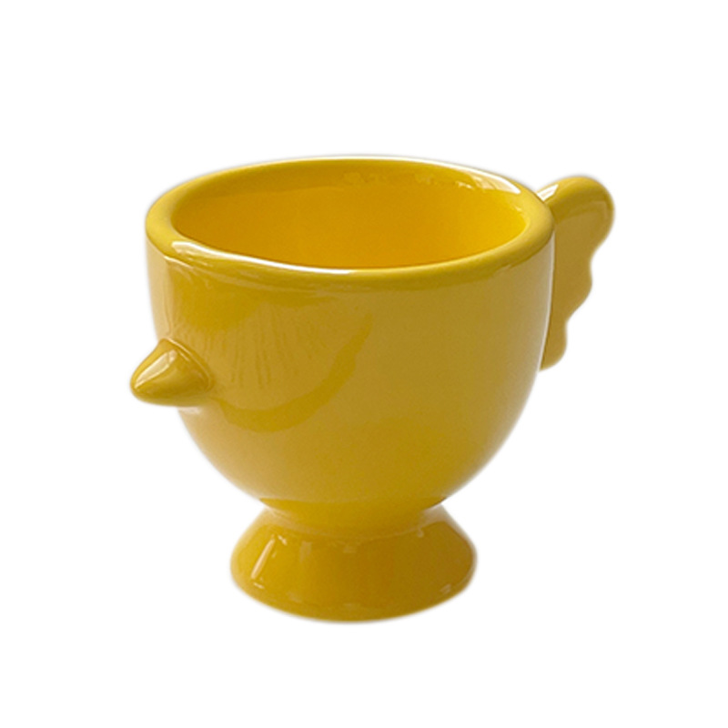 Cross-border ins fun creative egg tray ceramic egg tray desktop storage beauty egg egg cup tableware egg cup
