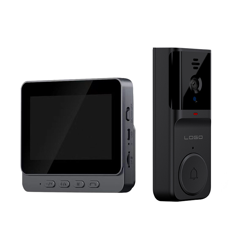 Cross-Border High-Definition Smart Wireless Video Doorbell Large Screen Home Two-Way Intercom Video Surveillance M16 Smart Doorbell