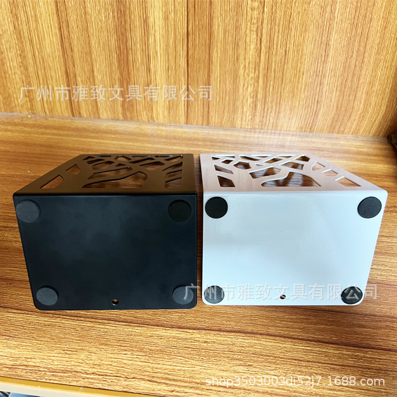 Cross-Border factory spot direct selling creative book Standing school stationery bookcase two trees metal book standing bookshelf