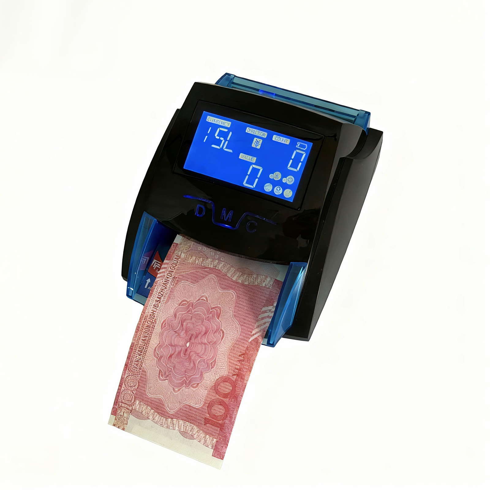 Fengjin Small Portable Us Dollar and Euro Lcd Display Banknote Detector to Detect Fake and Fake Banknotes with Battery