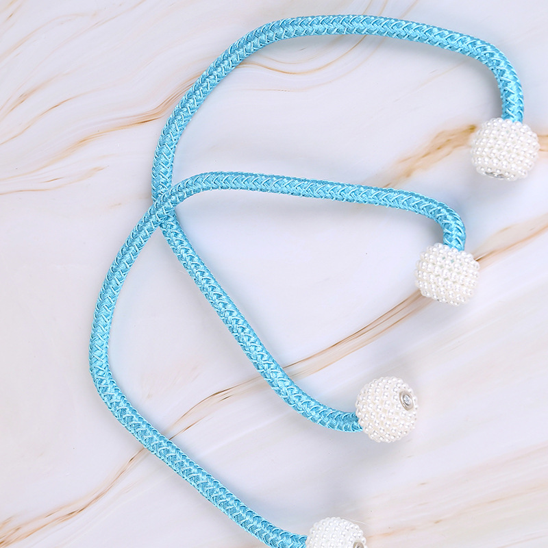 Pearl Curtain Strap Snap Curtain Buckle in stock Modern Simple Free Installation Curtain Buckle Insert Curtain Strap