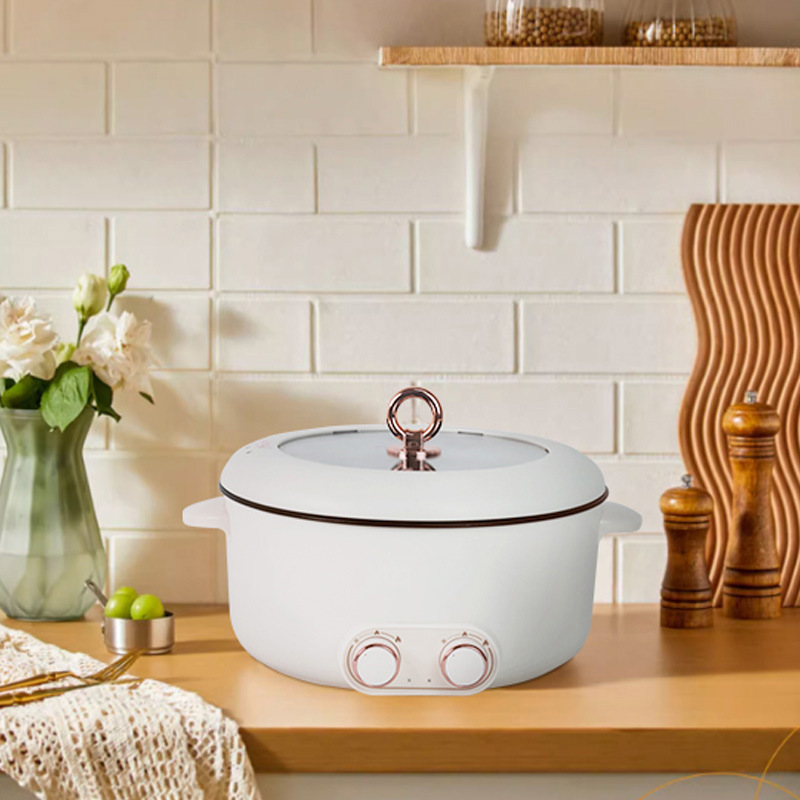 Yuanyang Pot Household Large-Capacity Multi-Function All-In-One Electric Hot Pot Dual-Control Electric Cooking Pot Manufacturer Wholesale Event Gifts