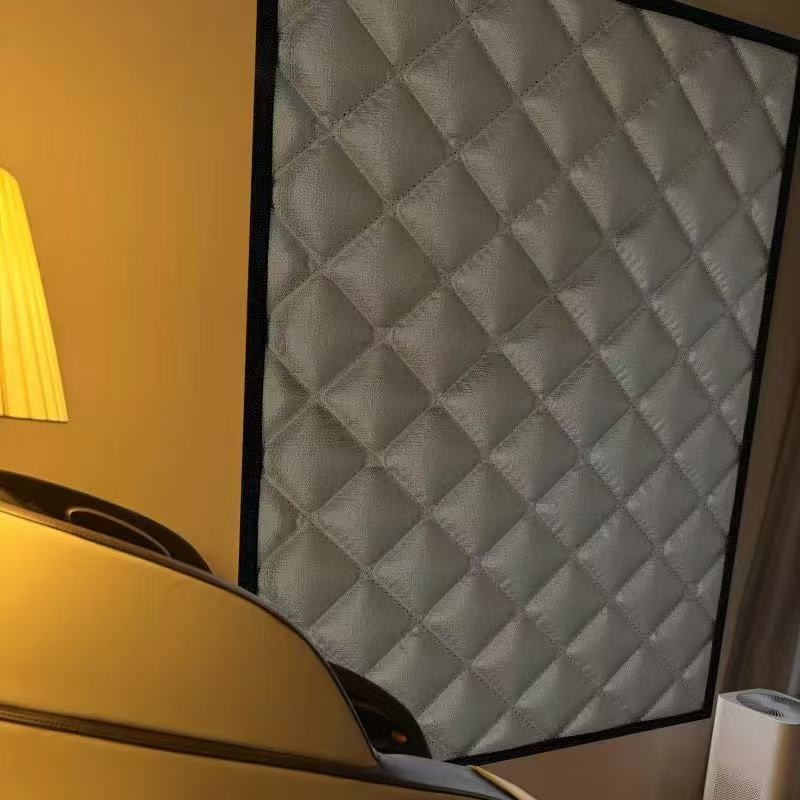 Soundproof Curtains, Super Strong Street-Facing Road Sealing Window Cotton Curtain Artifact, Blackout Bedroom Sound Absorption and Noise Reduction, Super Thick Sound Reduction