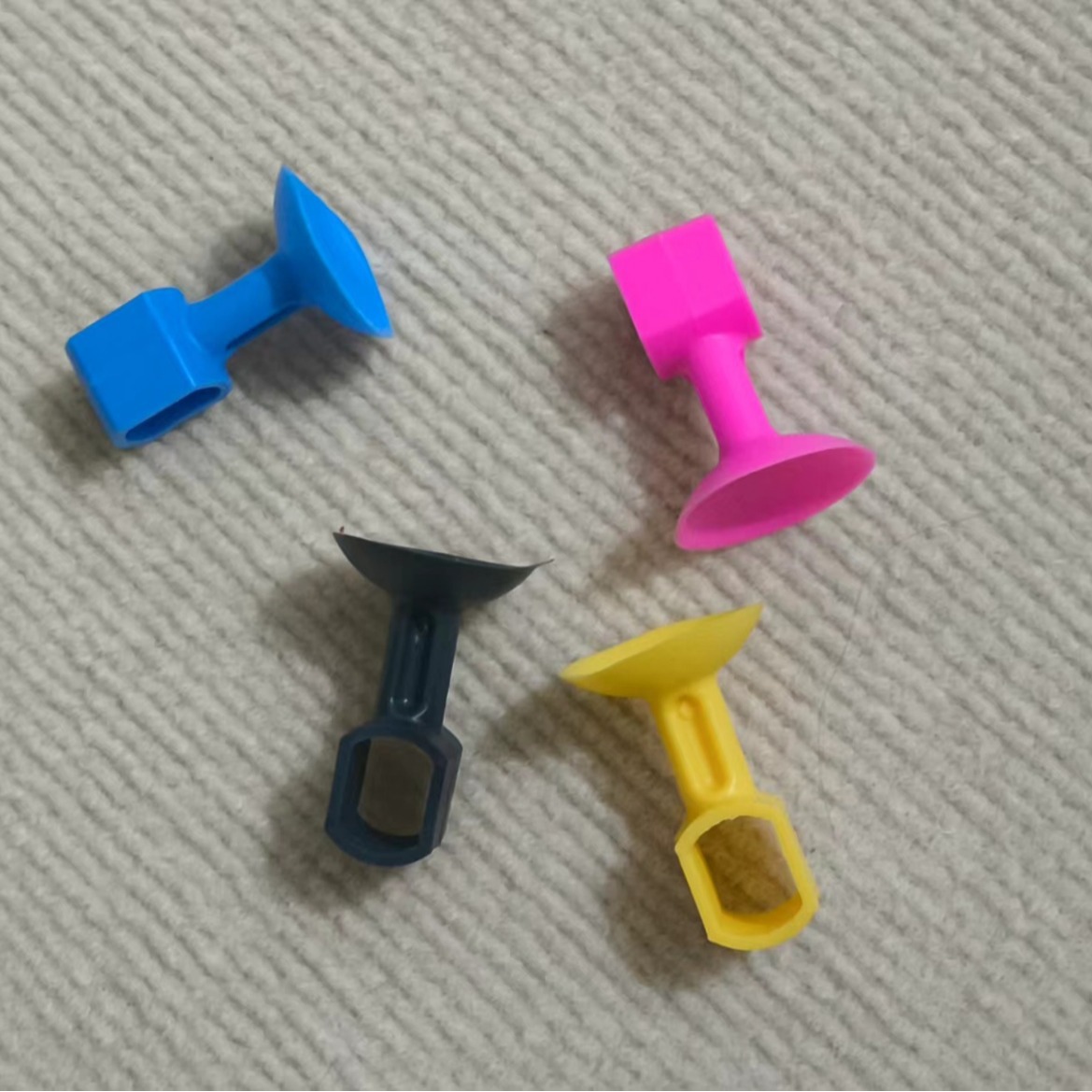 Silicone door suction punch-free anti-collision pad cushion plastic rubber door touch bathroom door top handle door stop wholesale