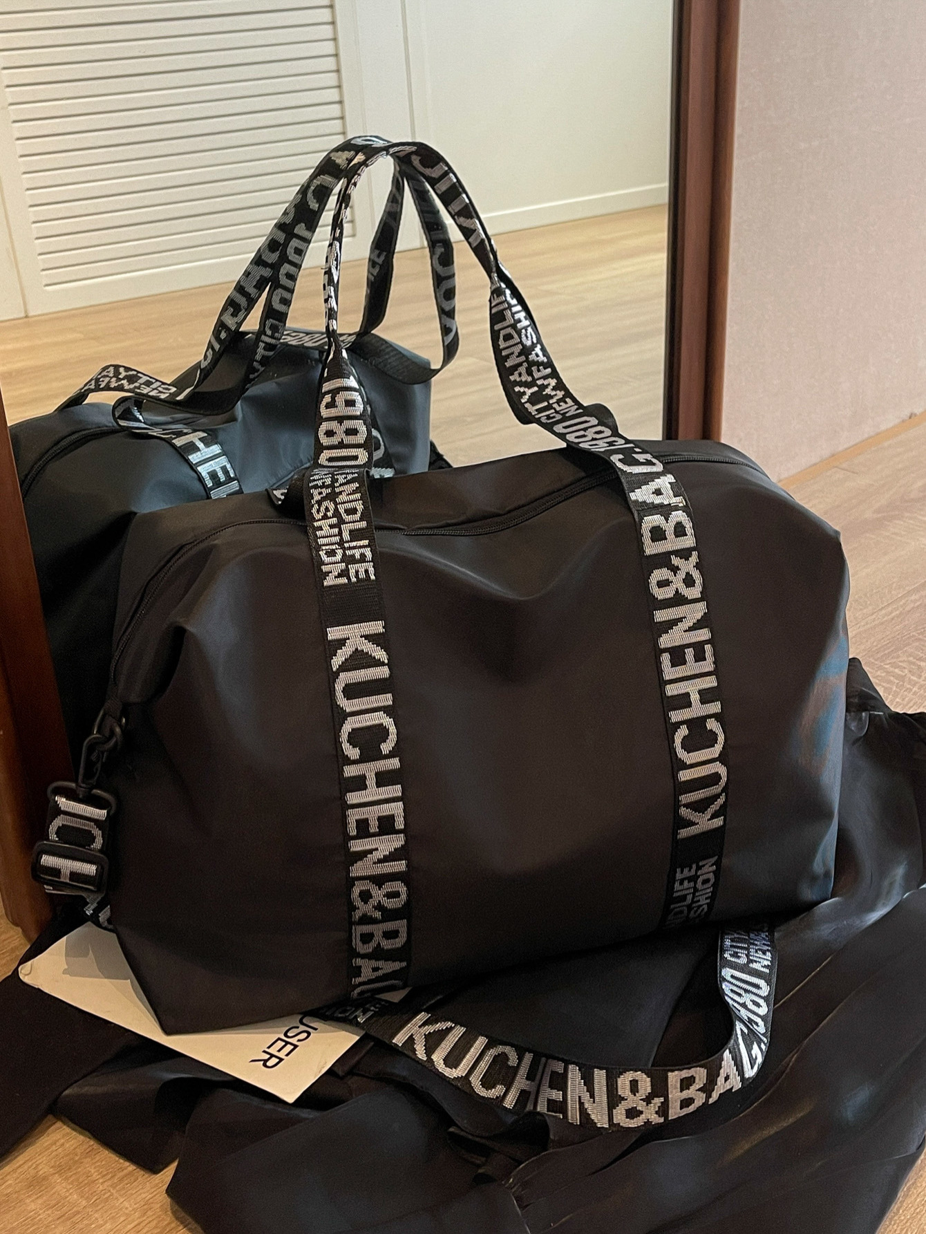 Cross-Border New Style Simple Casual Fashion Shoulder Bag for Women Korean Style Large Capacity Diagonal Mommy Dual-Use Travel Bag for Women