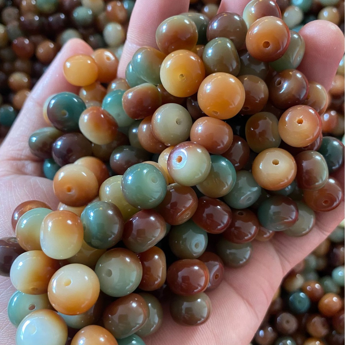 Бодхи корень Дуньхуан рассеянные бусины высокий бросок Бодхи яблоко круглые бусины Вэнь играя четки Бодхи старый материал Бодхи рассеянные бусины