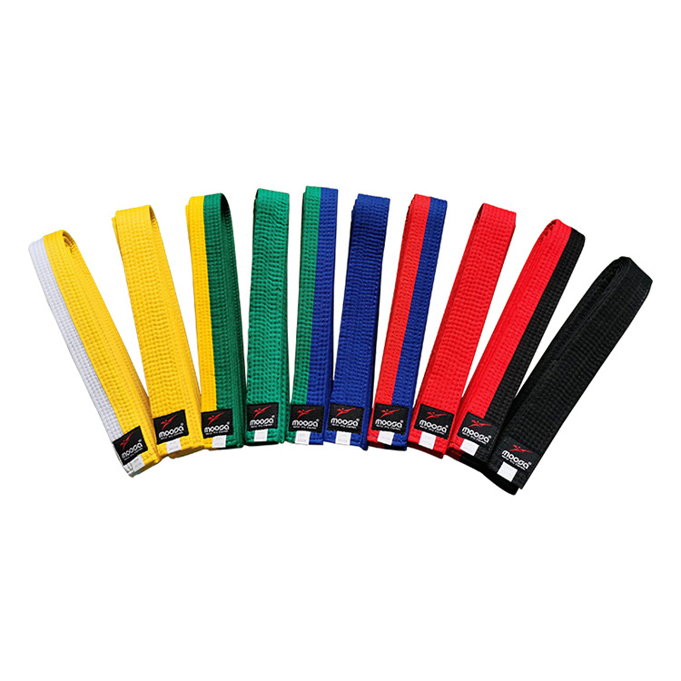 Factory wholesale taekwondo belt Taekwondo test belt coach with embroidery student belt can be customized embroidery