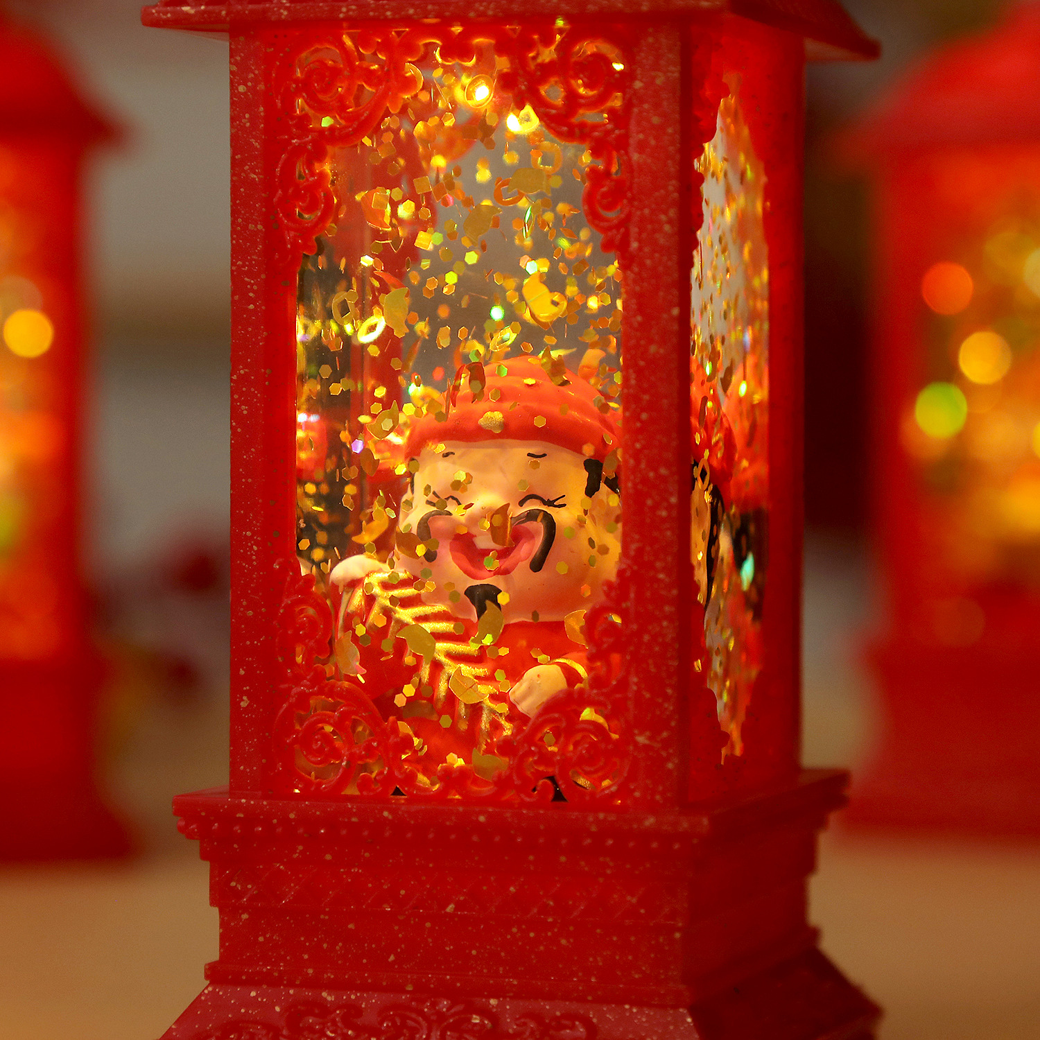 New Year's Holiday Gifts New Lantern Style Lamp Desktop Ornaments Night Light New Year's Gifts