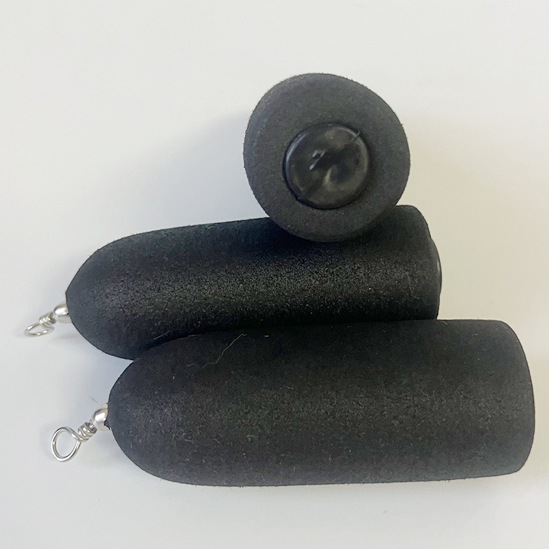 Outdoor Fishing Float Foam Float Visible Anchor Fish Float Black Float Triangle Anchor Chicken Claw Hook Special Float Wholesale