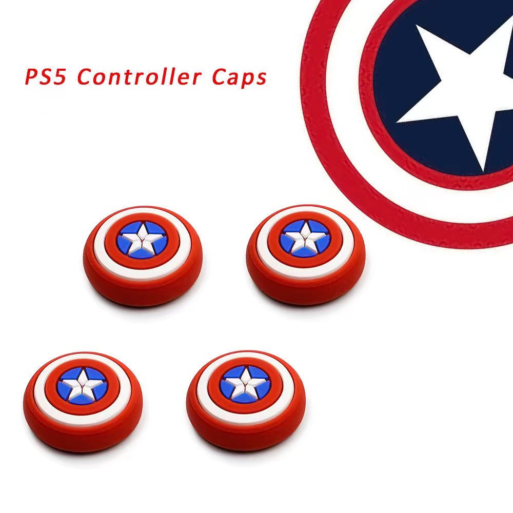 PS4 rocker cap PS5 rocker cap switch pro hand gamepad rocker button cap 3D silicone protection cap
