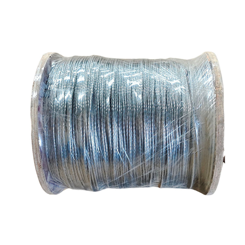 Aerial Optical Cable, Hot-Dip Galvanized Steel Wire Rope, Power Communication Steel Wire Rope, Agricultural Grape Trellis Steel Wire Rope, Corrosion-Resistant