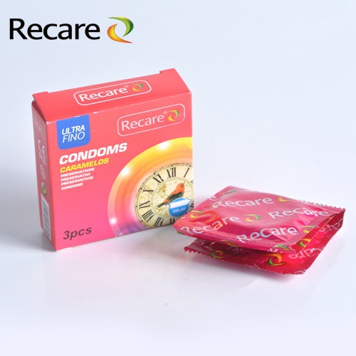 Classic Dotted Ribbed Condom with Graphic Dotted Ribbed Condom