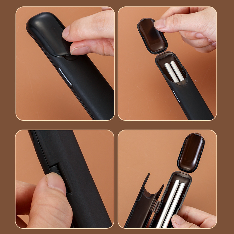 Chopsticks box portable plastic box chopsticks straw storage box personal outdoor travel one person chopsticks box
