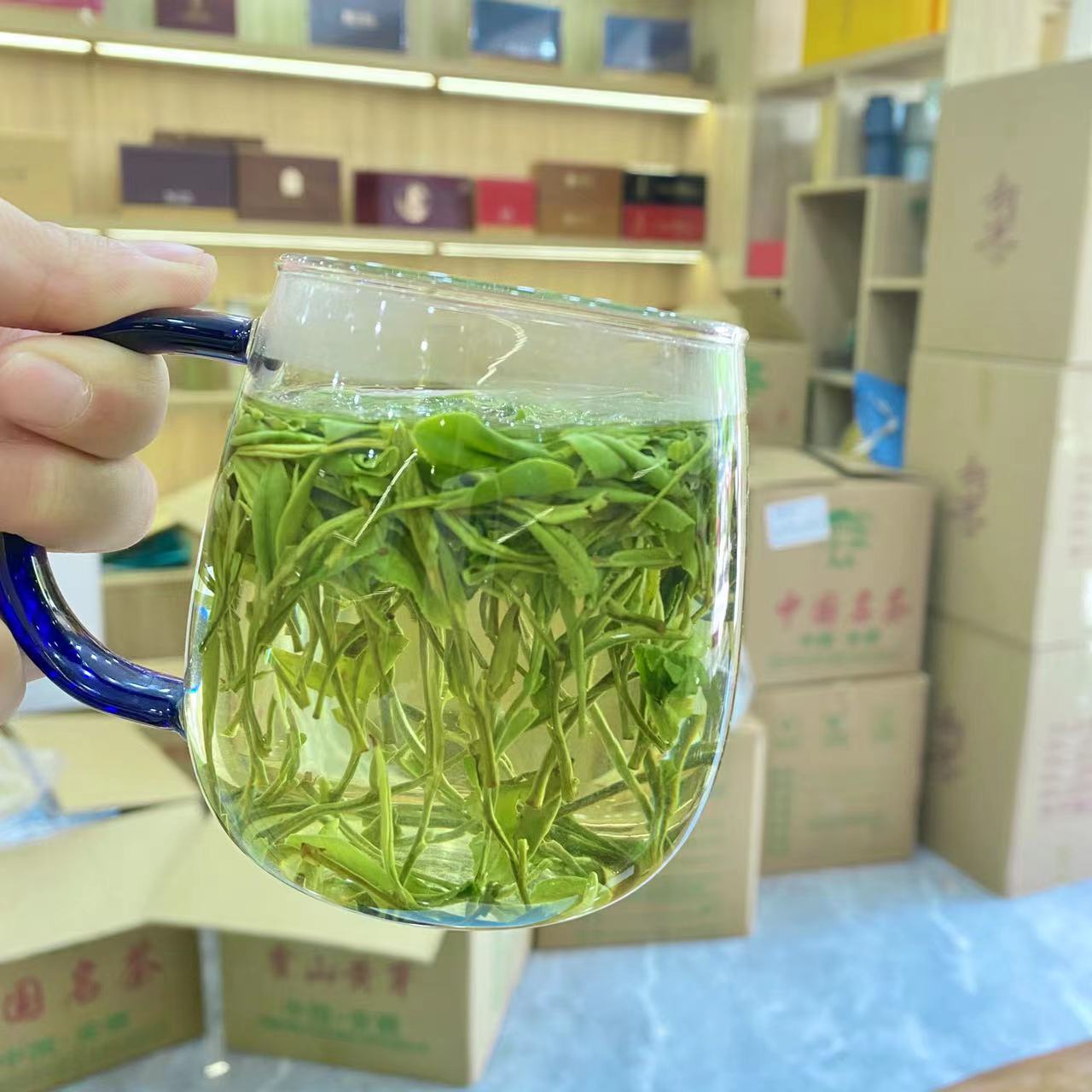 2025 New Tea Yellow Tea Huoshan Huangya Ration Tea Strong Fragrance Durable Brewing 500g